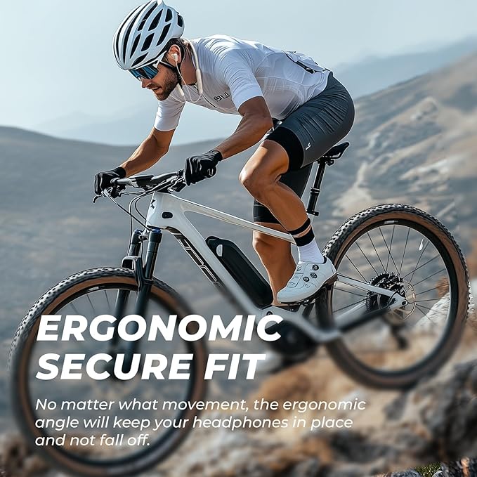 TONEMAC N18 Neckband Bluetooth Earbuds, Wireless Bluetooth 5.2 Headphones with Microphone, Ultra-Lightweight Comfort, IPX7 Waterproof, Deep Bass Strong Beat, 20H Playtime, Magnetic Earphones, White