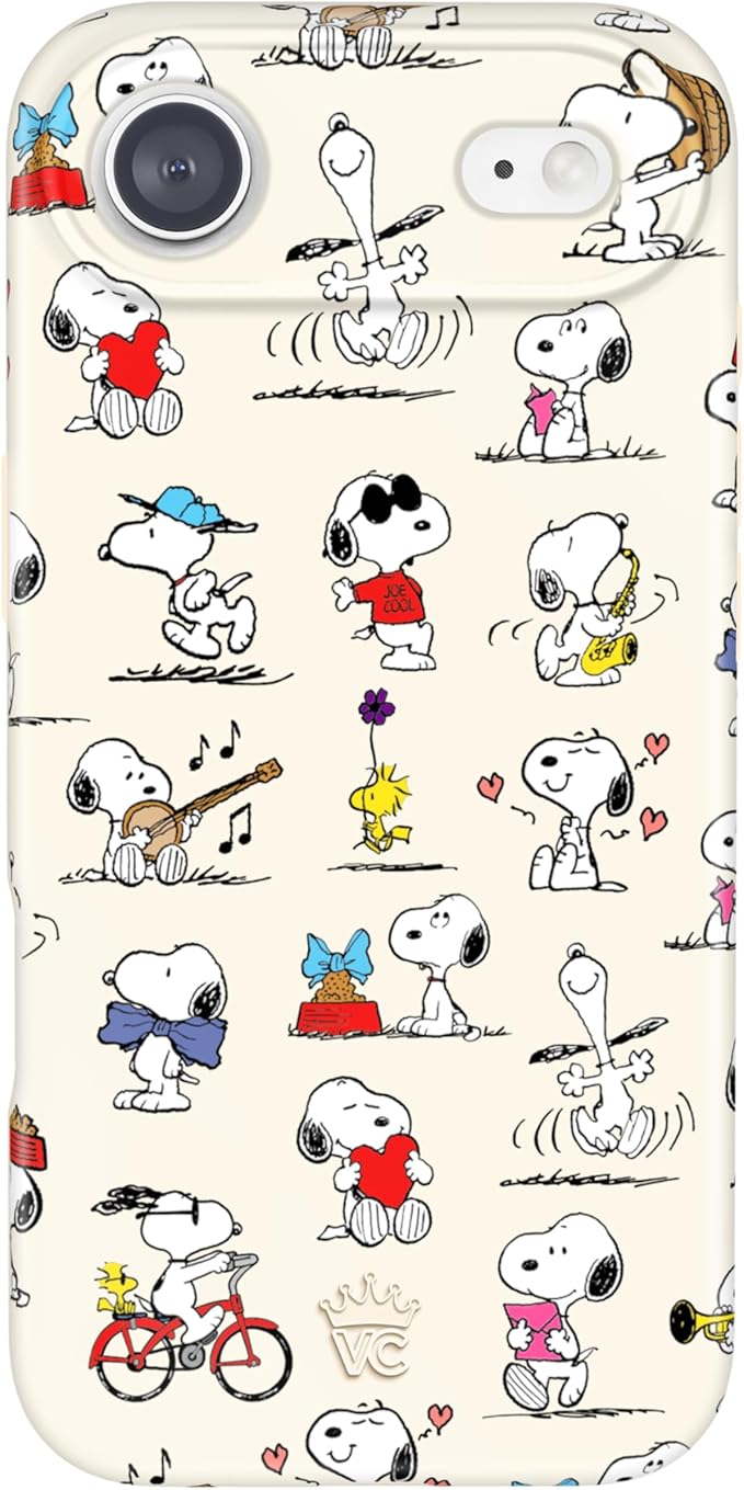 VELVET CAVIAR Case for iPhone 17 Air | Compatible with MagSafe | 10ft Drop Tested | Protective Designer Cases | Snoopy Moods