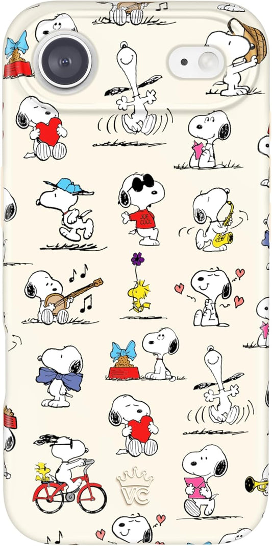 VELVET CAVIAR Case for iPhone 17 Air | Compatible with MagSafe | 10ft Drop Tested | Protective Designer Cases | Snoopy Moods