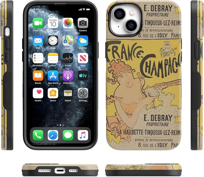Casely iPhone 14 Case | French Bubbly | Van Gogh Museum | Compatible with MagSafe | Bold Protective Design