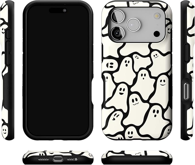 Casely iPhone 17 Pro Case | Don't Ghost Me | Halloween | Bold Protective Design | Compatible with MagSafe