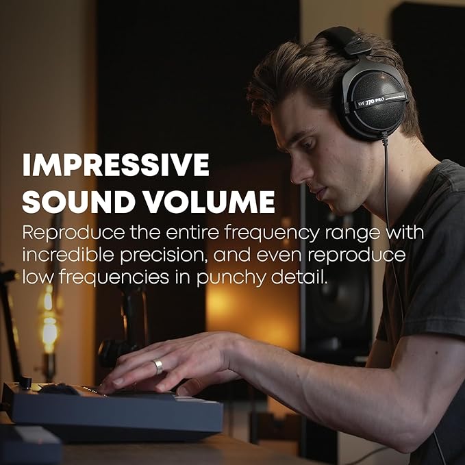 beyerdynamic DT 770 Pro 32 ohm Limited Edition Professional Studio Headphones, Gray