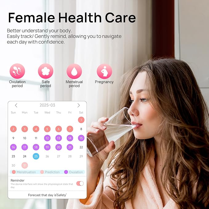 Smart Watch for Women,Fitness Tracker with Heart Rate/SpO2 Monitor, IP67 Elegant Woman Watch with Answer Calls&Dials, Compatible iOS Android, Rose Gold Sports Smartwatch, 2 Bands