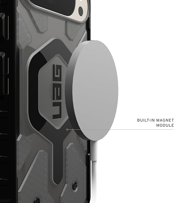 URBAN ARMOR GEAR UAG Made for Google Pixel 10 Pro XL Case Pathfinder Clear - Compatible with Pixelsnap & Magnetic Charging Transparent Rugged Protective Cover, Ash/Black