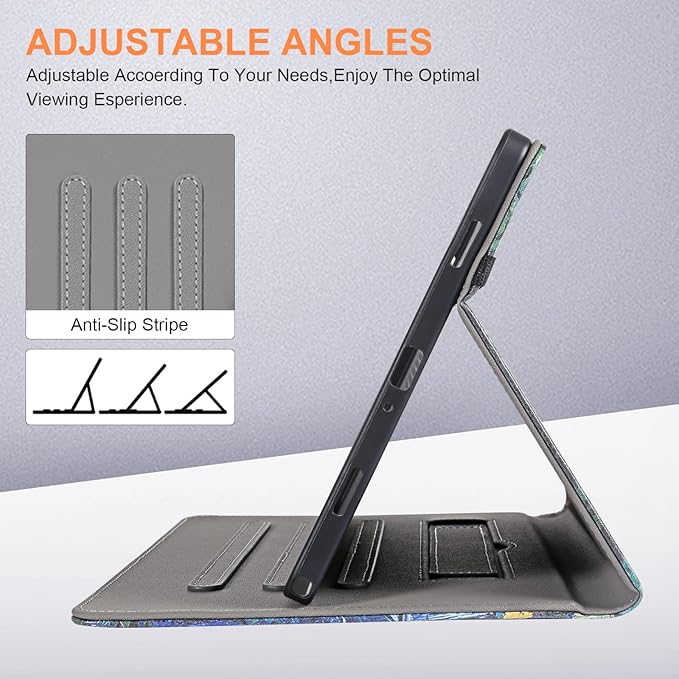 for Samsung Galaxy Tab A9 Plus Case Multiangle Stand for Samsung Tab A9 Plus Tablet Case 11 Inch SM-X210/SM-X216/SM-X218,Starlit Sky