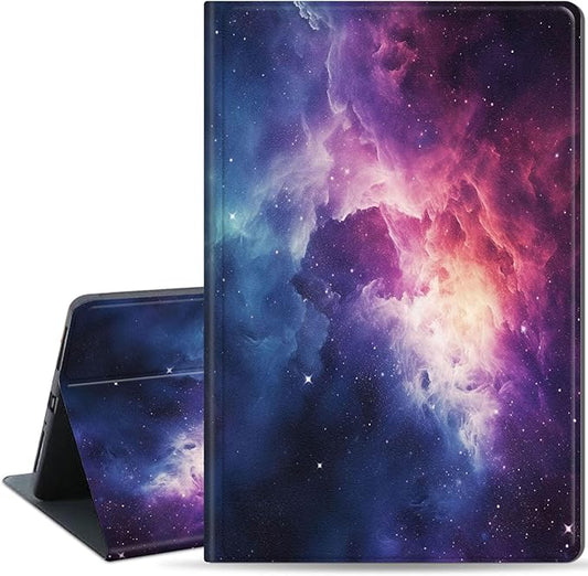 Slim Case for Samsung Galaxy Tab S10 FE / S9 FE 5G 10.9" & Tab S9 11", PU Leather Protective Cover, Multi-Angle Stand, Auto Sleep/Wake, Galaxy