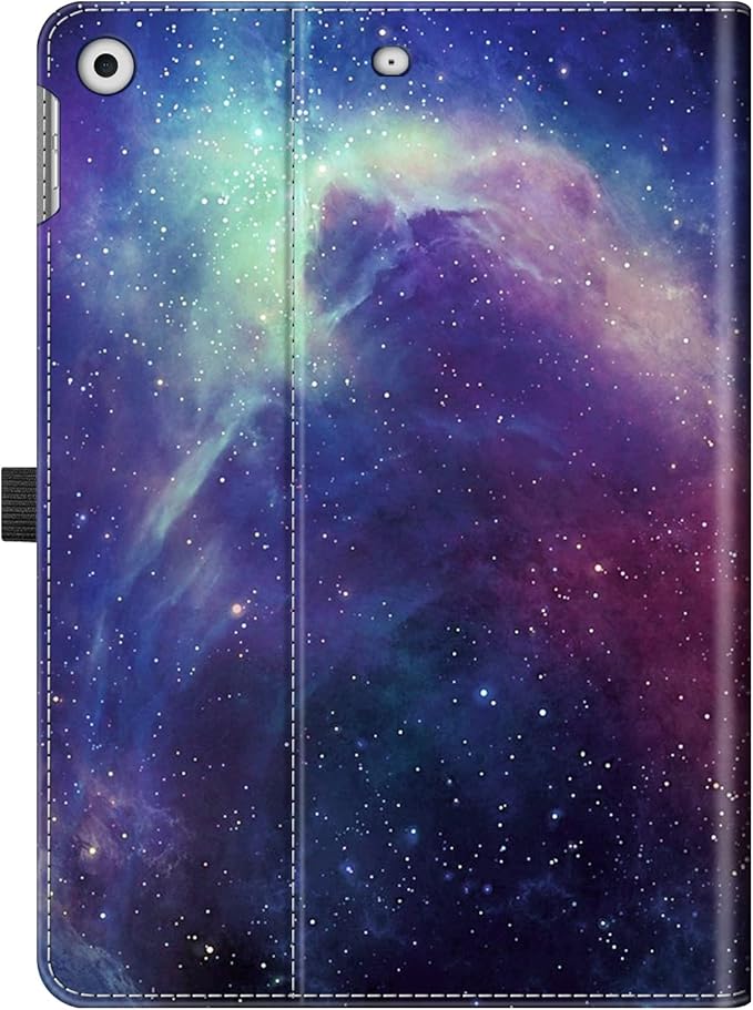 Fintie Case for iPad 9th / 8th / 7th Generation (2021/2020/2019) 10.2 Inch - [Corner Protection] Multi-Angle Viewing Stand Cover with Pocket & Pencil Holder, Auto Sleep Wake, Galaxy