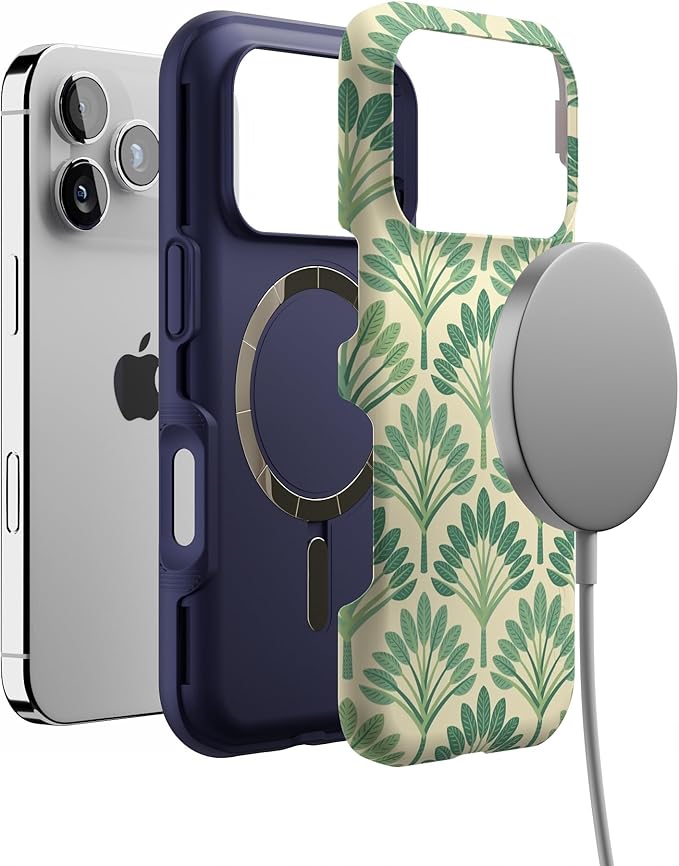 Casely iPhone 17 Pro Case | Palm Royale | Palm Beach | Bold Protective Design | Compatible with MagSafe