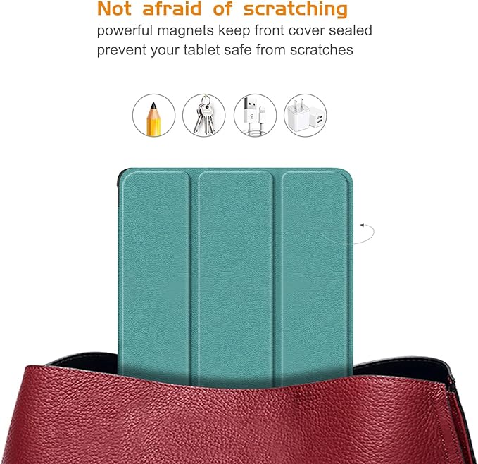 Case Compatible with Nook 9 Lenovo Tablet 2024/Lenovo Tab M9 9Inch Tablet TB310FU 2023 Lightweight Slim Stand Cover,Green