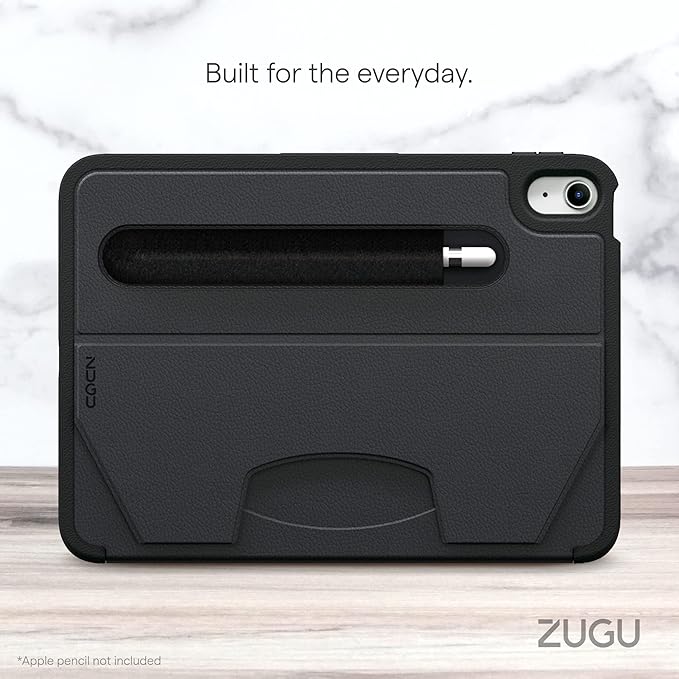ZUGU CASE for iPad 10.9 Inch Case iPad 11th/10th Generation (A16 2025/2022), Slim Protective Magnetic Stand & Sleep/Wake Cover 11th/10th Gen iPad Stand, Model #s A2696, A2757, A2777, Stealth Black