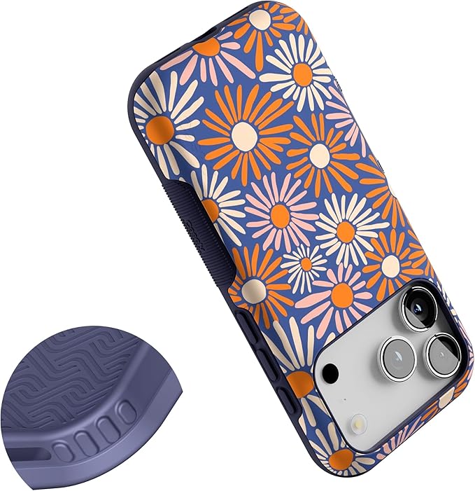 Casely iPhone 17 Pro Case | Spring Forward | Daisy Floral | Bold Protective Design | Compatible with MagSafe
