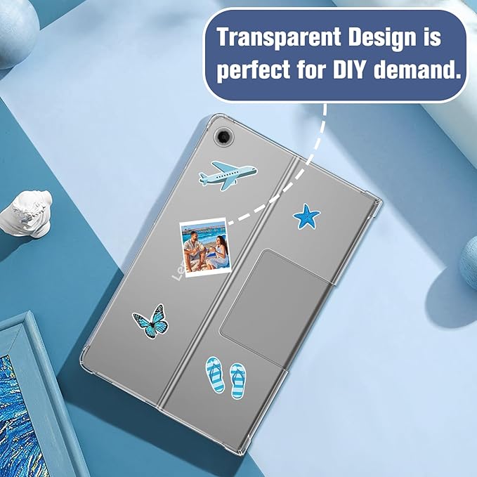 Fintie Case for Lenovo Tab Plus (TB351FU) 11.5 inch 2024 Tablet - Transparent Soft TPU Case, Shockproof Anti-Scratch Cover, Transparent