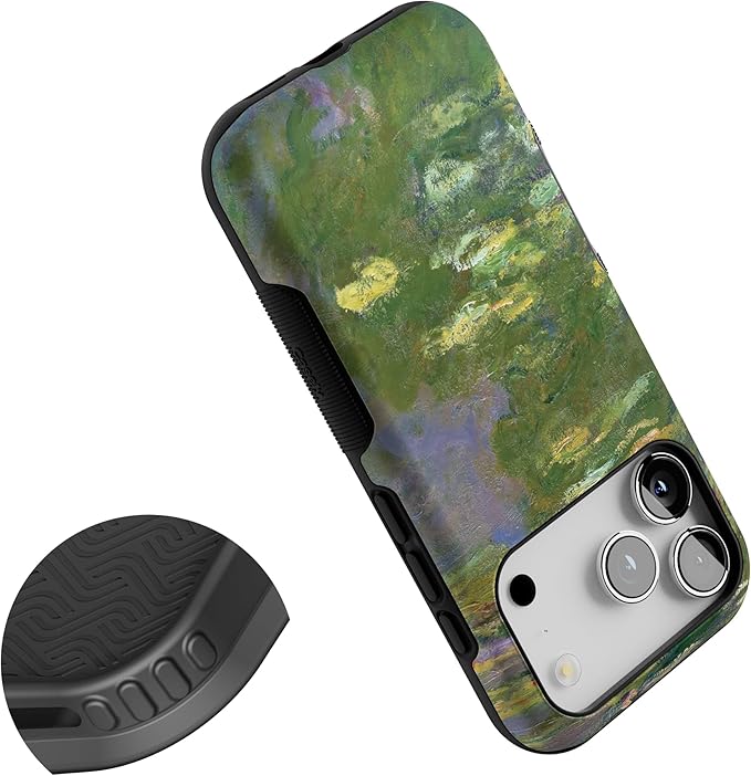 Casely iPhone 17 Pro Case | Monet's Water Lilies | The Met Museum | Bold Protective Design | Compatible with MagSafe