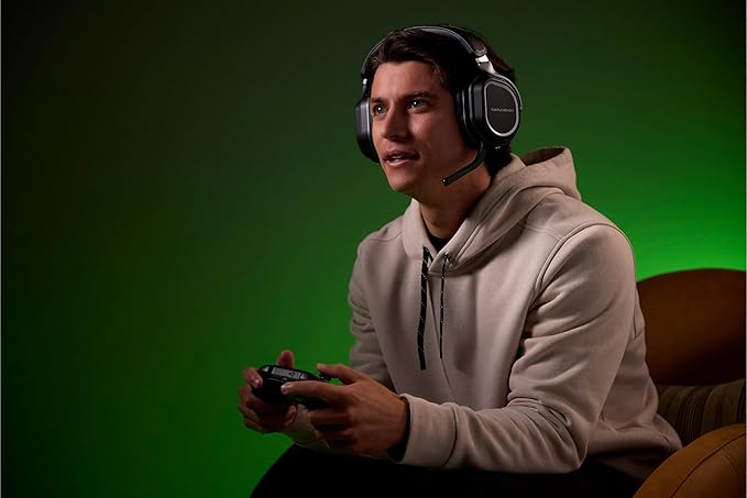 Turtle Beach Stealth 700 Gen 3 Wireless Multiplatform Amplified Gaming Headset for Xbox Series X|S, Xbox One, PC, PS5, Mobile – 60mm Drivers, AI Noise-Cancelling Mic, Bluetooth, 80-Hr Battery – Black