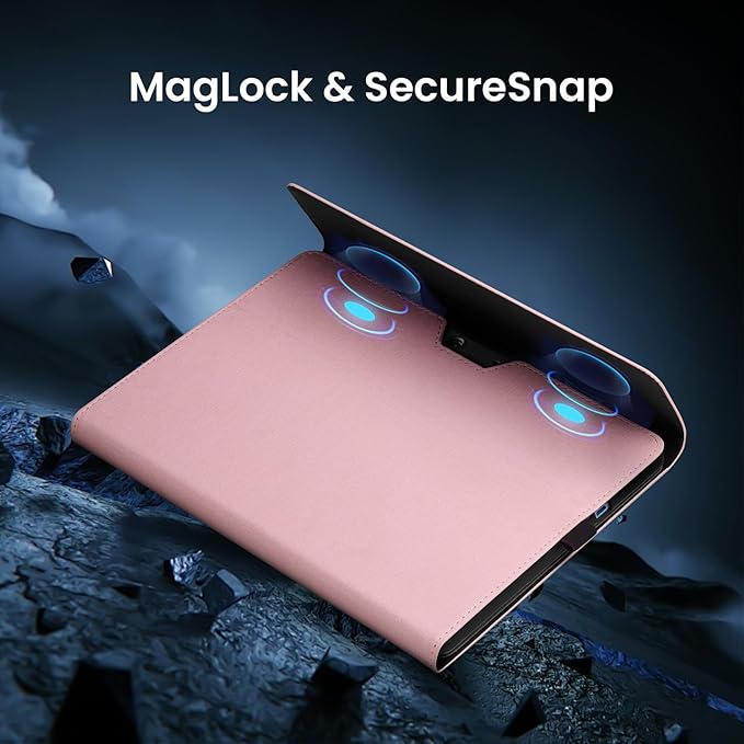 Omnpak Microsoft Surface Pro 11/10/9 Case, Lightweight Protective, Multiple Angle, Stylus Holder, Designed for Surface 11th Edition AI 2024/Pro 9 5G 13" 2022, Compatible with Type Cover Keyboard