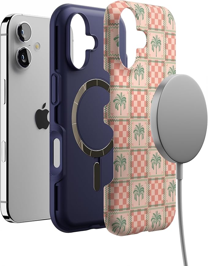 Casely iPhone 17 Case | The Social Club | Palm Beach | Bold Protective Design | Compatible with MagSafe