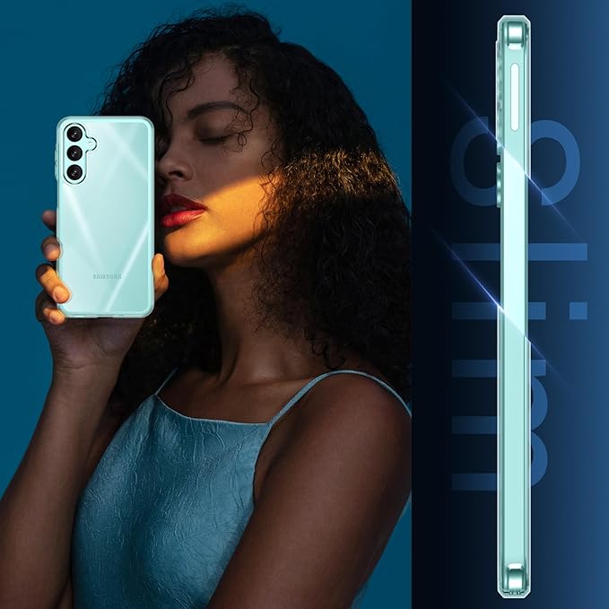 Red2Fire Designed for Samsung Galaxy A16 5G Case, [Military Grade Drop Protection] [Non-Yellowing] Scratch-Resistant Shockproof Protection Phone Case 6.7 inch,Clear