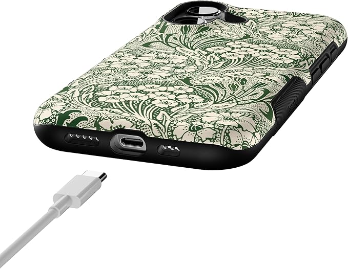 Casely iPhone 17 Case | Mystic Meadow | Green Gardens | Bold Protective Design | Compatible with MagSafe