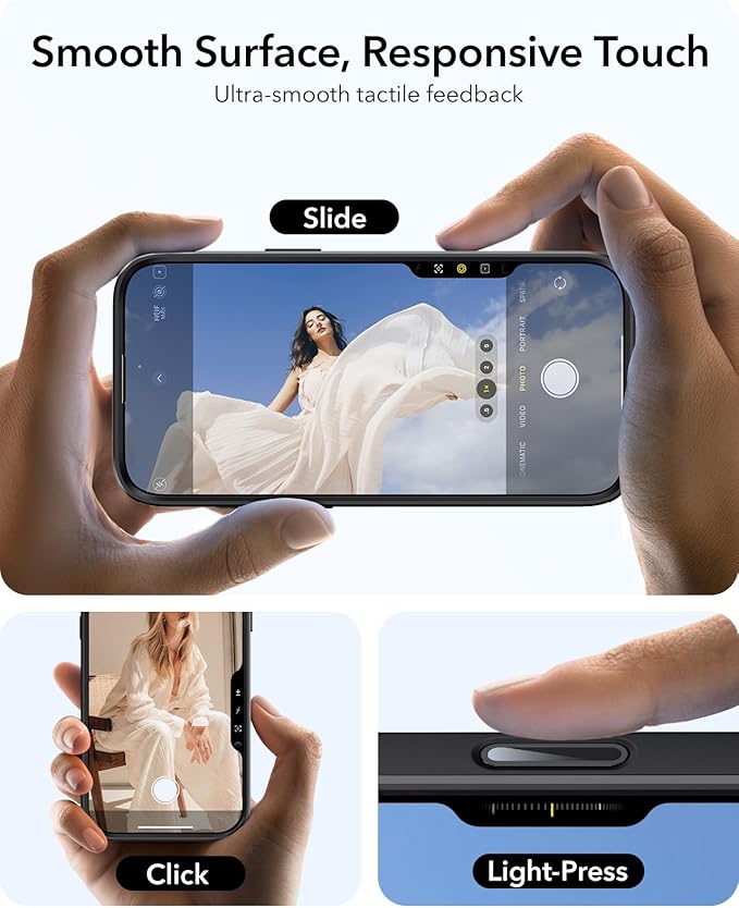 ESR for iPhone 16 Pro Max Case, Compatible with MagSafe, Military-Grade Protective Case for iPhone 16 Pro Max,Built-in Stash Stand , Scratch-Resistant Back Cover, Classic Series, Clear Black