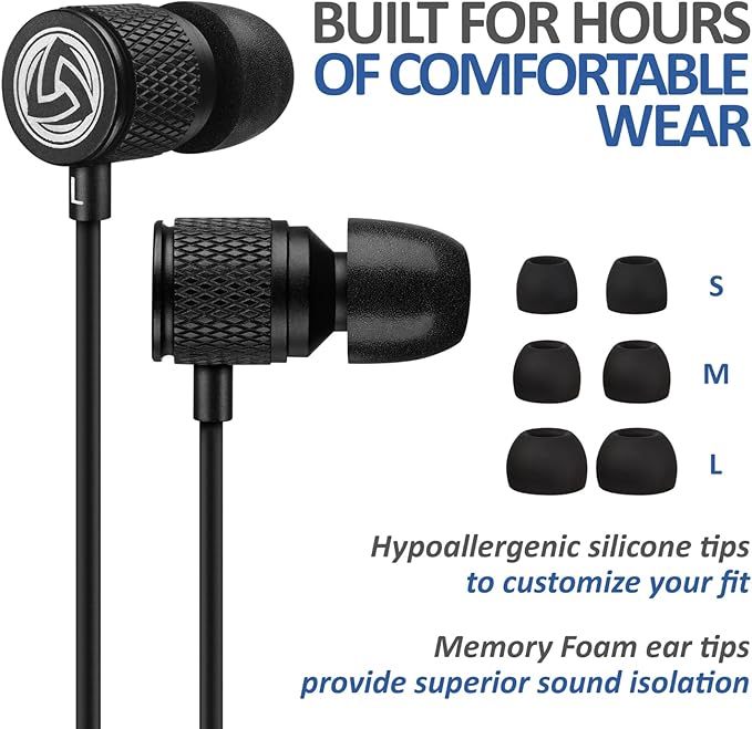 LUDOS Ultra USB C Headphones for iPhone 17 16 15 Pro Max Plus Air iPad Pro, 5 Years Warranty, Magnetic USB-C Earbuds for Samsung Galaxy S24 S23 Ultra S22 S21 FE S20 A55, USB Type C Earphones - Black