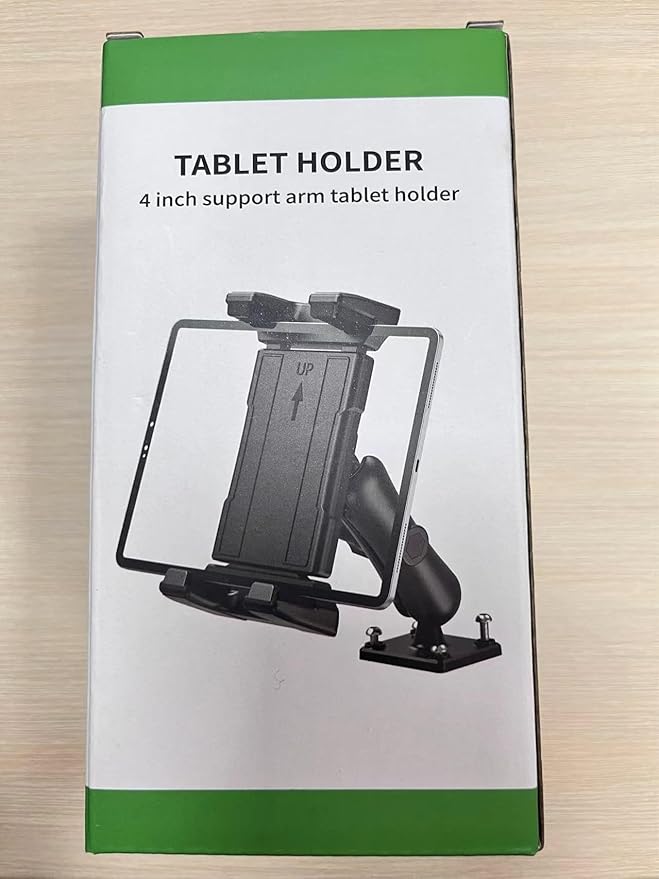 OHLPRO Car Tablet Holder - Heavy Duty Drill Base, Tablet Mount for Truck Compatible with iPad Samsung Tab 5"-13" Tablets and Phones, iPad Stand for Wall/Business/Vehicle/Desktop, etc.