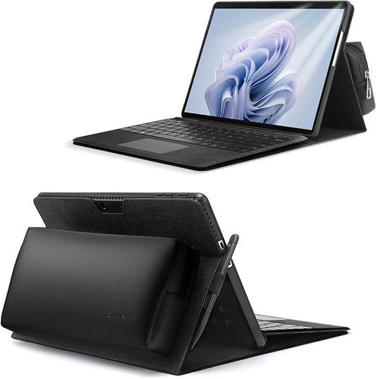 Omnpak Microsoft Surface Pro 11/10/9 Case, Lightweight Protective, Multiple Angle, Stylus Holder, Designed for Surface 11th Edition AI 2024/Pro 9 5G 13" 2022, Compatible with Type Cover Keyboard