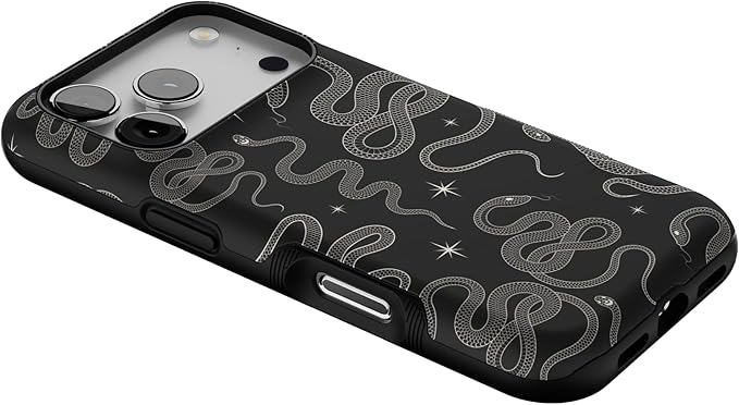 Casely iPhone 17 Pro Case | We're Ready for It | Black Serpent | Bold Protective Design | Compatible with MagSafe