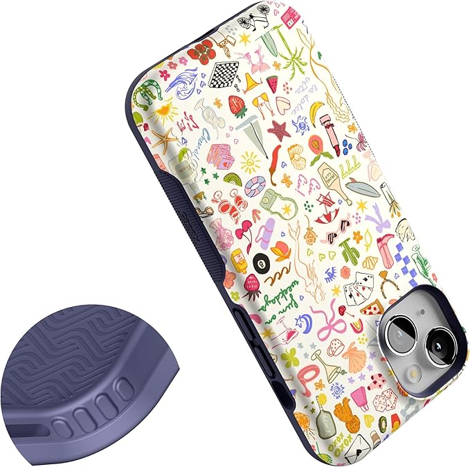 Casely iPhone 14 Case | All The Fun Things | Fun on Weekdays | Compatible with MagSafe | Bold Protective Design