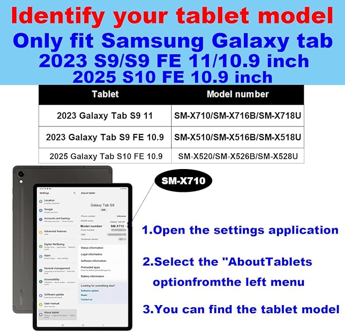 for Samsung Galaxy Tab S9 11inch and S9/S10 FE 10.9inch Case with S Pen Holder 2023/2025(X710/X716/X718/X510/X516/X518/X520/X526) Genuine Leather Cover Protective Shell,Auto Wake/Sleep.Brown