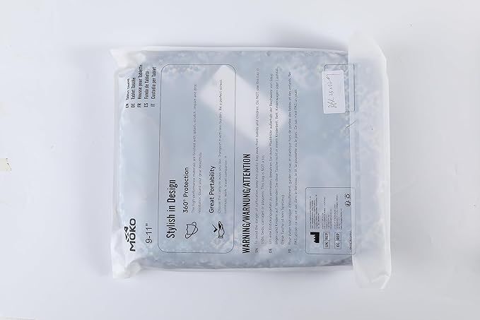 MoKo 9-11 Inch Tablet Sleeve Bag Handle Carrying Case with Shoulder Strap Fits 11inch iPad Air M3, iPad A16 2025, iPadPro 11", iPad109/8/7th Gen 10.2, Air 5/4th 10.9, Tab S8/S9 11",Purple Starry