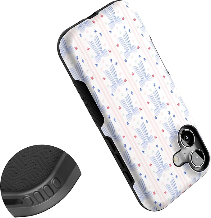 Casely iPhone 17 Case | Summer Bows | Coquette | Bold Protective Design | Compatible with MagSafe