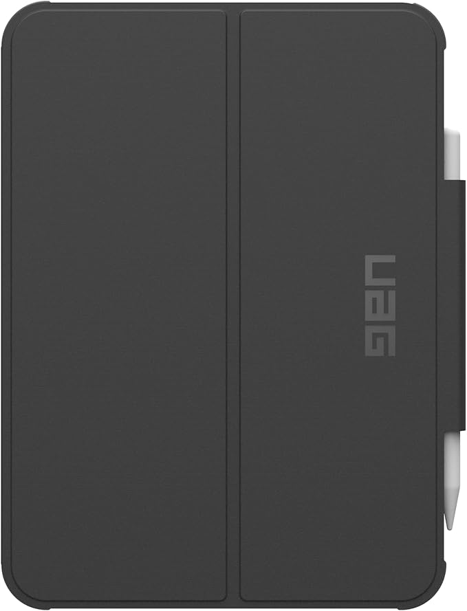 URBAN ARMOR GEAR UAG Designed for iPad A16 Case 11" 11th Gen 2025, 10.9" 10th Gen 2022 (A3354 A3355) Plyo LT - Armor Shell Folio Cover with Adjustable Kickstand & Pencil Holder, Ice/Black