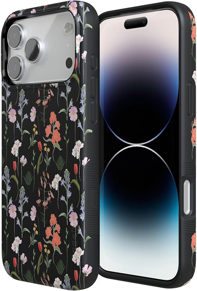 Casely iPhone 17 Pro Case | Secret Garden | Mixed Floral | Compatible with MagSafe | Bold Protective Design
