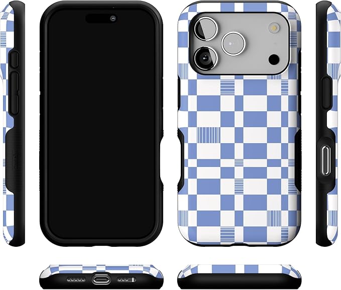 Casely iPhone 17 Pro Case | Reality Check | Periwinkle | Bold Protective Design | Compatible with MagSafe
