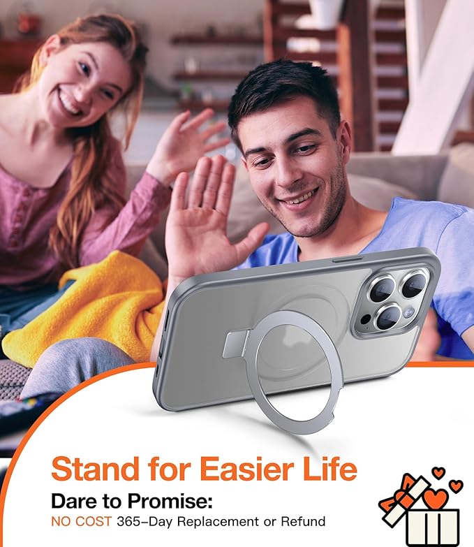 3-in-1 [Magnetic+Kickstand+Ring Holder] for iPhone 13 Pro Max Case Stand Ring Holder Compatible with MagSafe, Military Shockproof Protective iPhone 13 Pro Max Phone Case Kickstand Cover