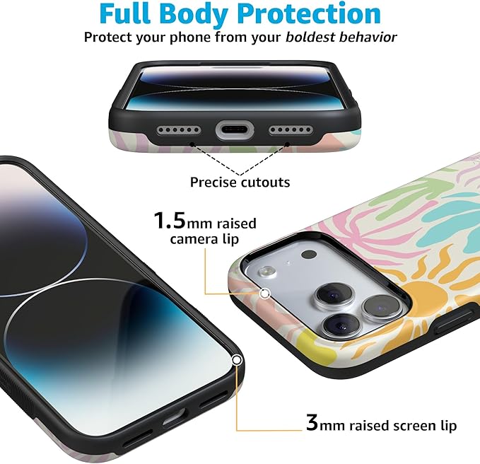 Casely iPhone 17 Pro Case | Oasis | Pura Vida | Compatible with MagSafe | Bold Protective Design