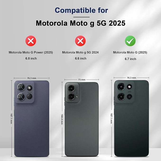 Jasonyu Flip Wallet Case for Moto G 5G (2025),Leather Magnetic Folio Cover with Card Holder,Kickstand - TPU Shockproof Durable Protective Phone Case,Blue