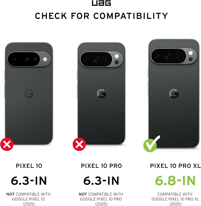 URBAN ARMOR GEAR UAG Made for Google Pixel 10 Pro XL Case Scout - Rugged Military Grade Dropproof Protective Cover, Black