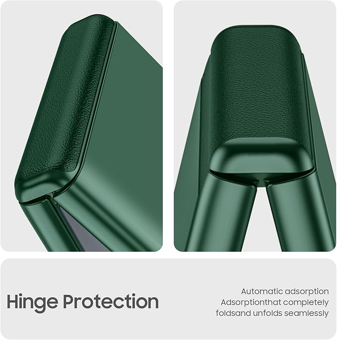 for Motorola Razr 2023 Case, Built-in Screen Protector & Hinge Protection & Ultra Thin Matte PC Shockproof Phone Cover Smartphone Case for Moto Razr 2023 (Green)