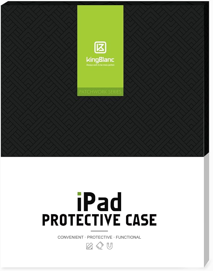 KingBlanc Case for iPad (A16) 11th Generation 11-inch 2025, iPad 10th Generation 10.9" 2022 with Pencil Holder, Vegan Leather Protective Stand Cover, Auto Sleep Wake, Multi-Angle Viewing/Typing, Brown