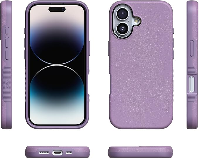 Casely iPhone 17 Case | Lavender Waves | Purple Shimmer | Compatible with MagSafe | Bold Protective Design