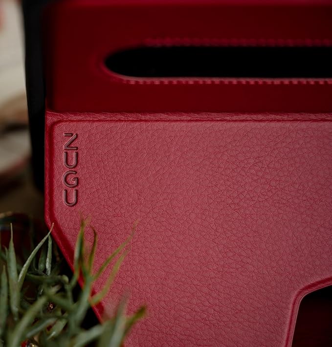 ZUGU CASE for iPad Air 11 (M3 2025 / M2 2024) iPad Air 4 & 5 10.9 Inch (2020/2022) - Protective, Ultra Thin, Magnetic Stand, Sleep/Wake Cover with Apple Pencil Charging & Storage - Scarlet Red