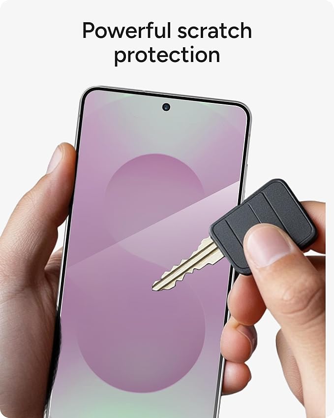 ZAGG Glass+ Samsung Galaxy S25 Edge Screen Protector – Extreme Impact & Shatter Protection, Scratch-Resistant, Smudge-Resistant, Fingerprint Scanner Compatible, InvisibleShield, Easy Installation