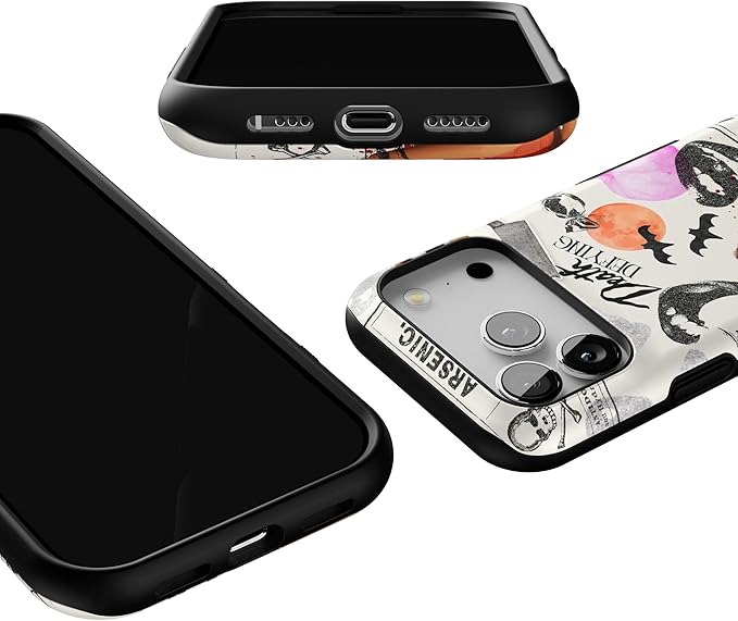 Casely iPhone 17 Pro Case | If You Dare | Horror Collage | Bold Protective Design | Compatible with MagSafe