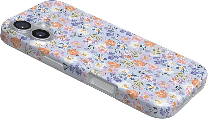 Casely iPhone 17 Case | Poppy Meadows | Pastel Floral | Compatible with MagSafe | Classic Ultra Slim Design