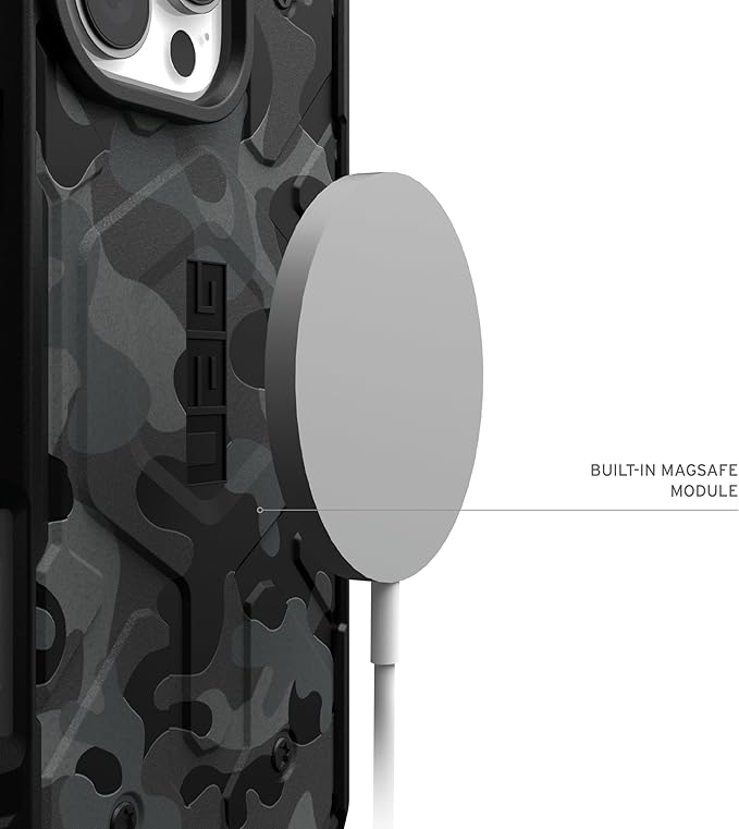 URBAN ARMOR GEAR UAG Designed for iPhone 16 Pro Max Case 6.9" Pathfinder SE - Compatible with MagSafe Charging Rugged Shockproof Anti-Slip Military Grade Protective Cover, Midnight Camo