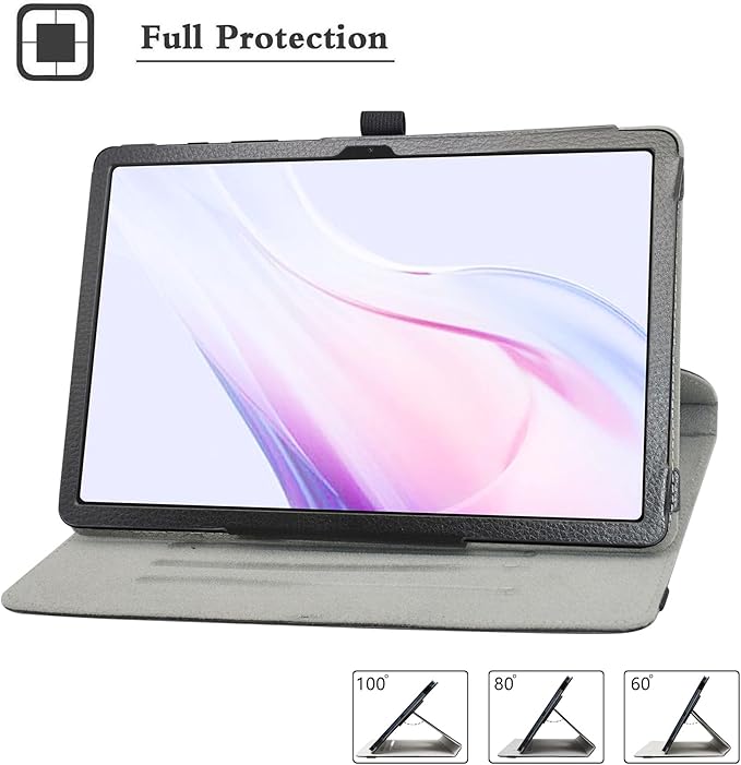 MAMA MOUTH for Galaxy Tab A9 Plus Rotating Case,360 Degree Rotary Stand with Cute Pattern Cover for Samsung Galaxy Tab A9 Plus 2023 (SM-X210 /SM-X215 /SM-X216) 11" Tablet,Black