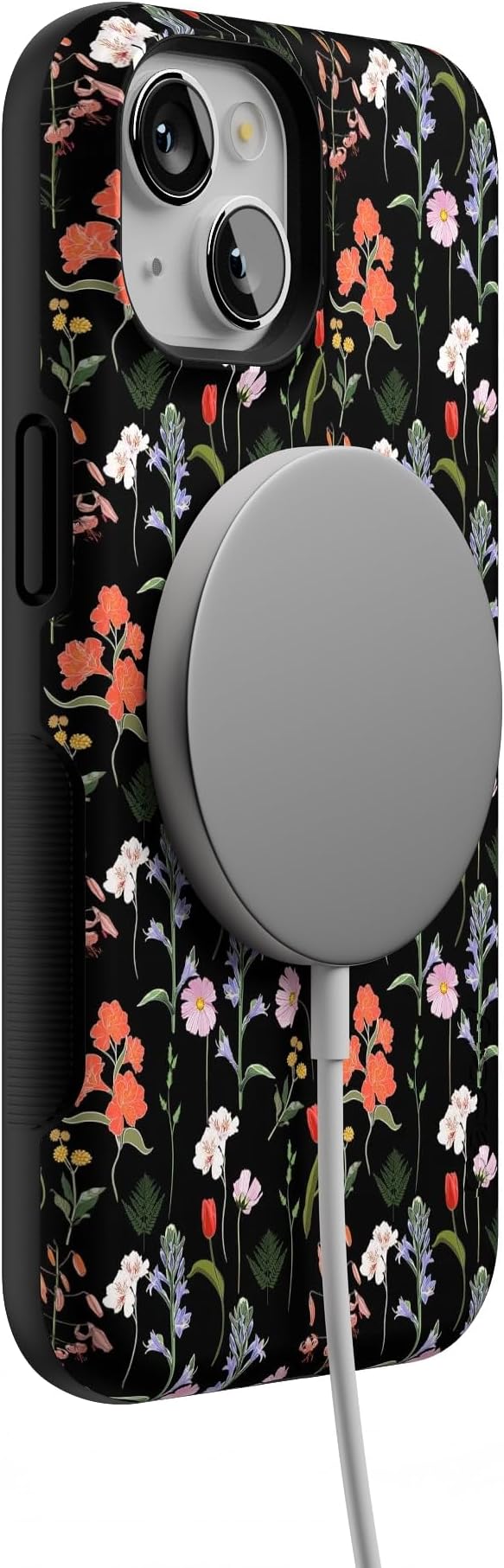 Casely iPhone 14 Case | Secret Garden | Mixed Floral | Compatible with MagSafe | Bold Protective Design