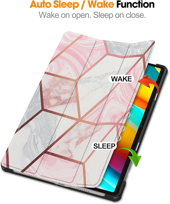 Case for TECLAST T50 Pro 11 inch Tablet, Folding Folio Ultra-Thin PU Leather Stand Case Cover for Teclast T50 Pro Geometry