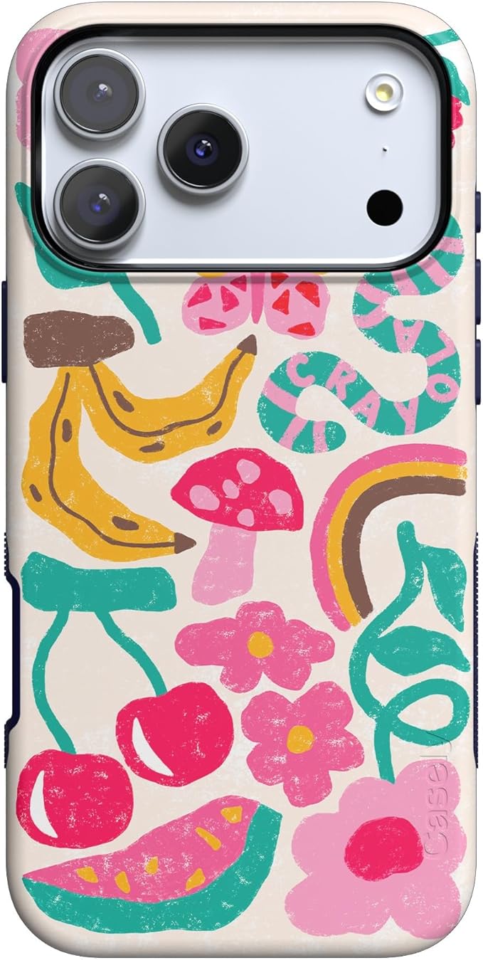 Casely iPhone 17 Pro Case | Doodle Bug | Crayola Crayon | Compatible with MagSafe | Bold Protective Design